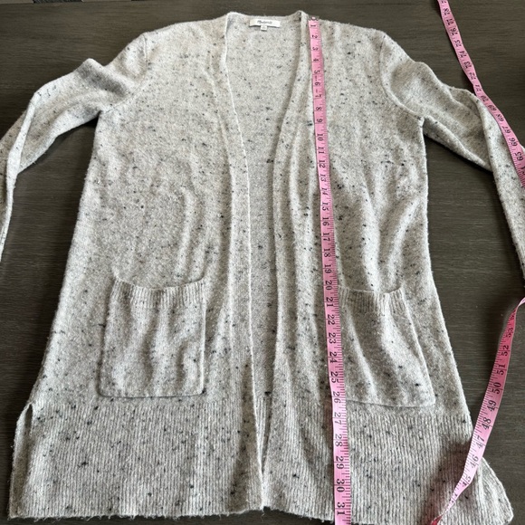 Madewell Cardigan Sweater Donegal Kent Snow XS - Picture 10 of 10